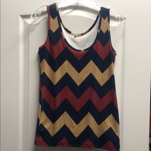 Wishful Park Chevron pattern tank top. Super soft!